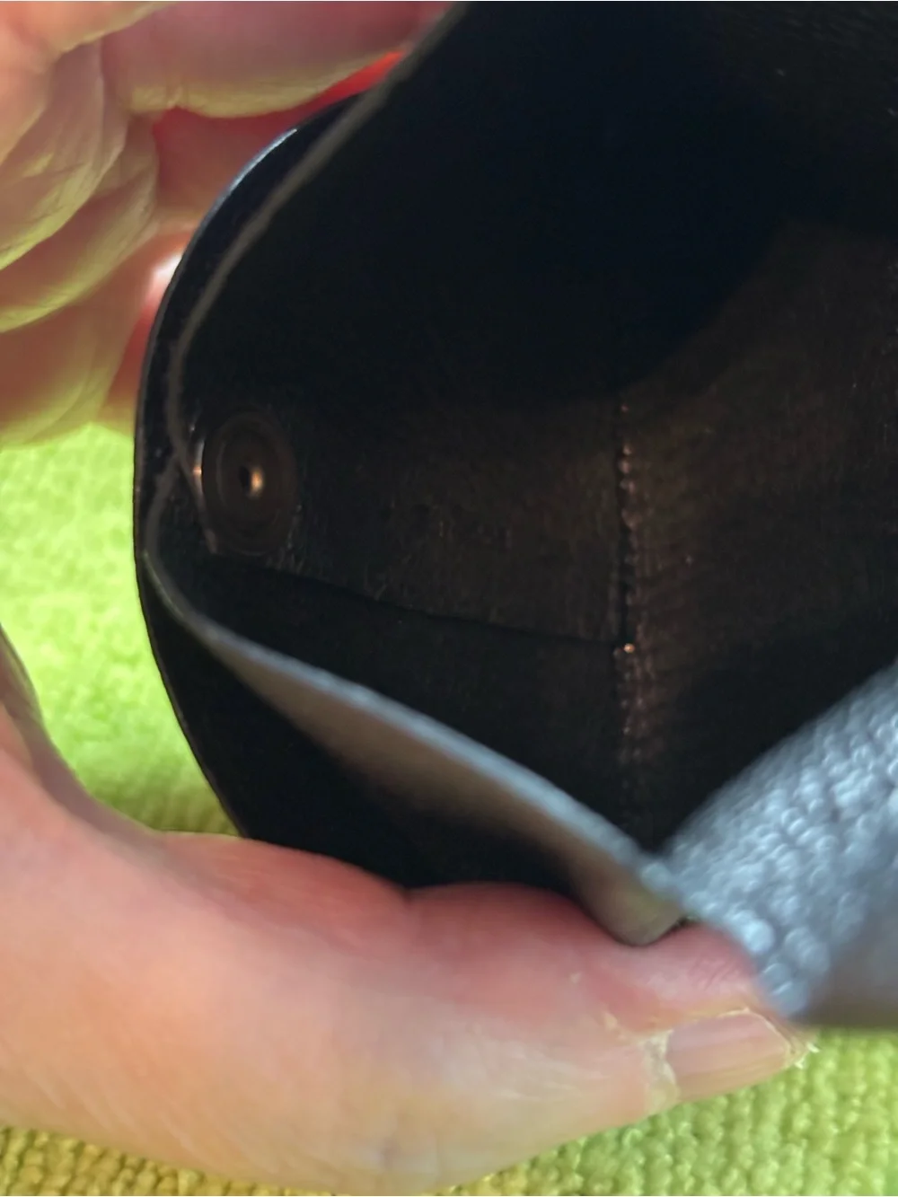 Hermès Bastia Coin Purse - Noir (Black) Epsom/Chèvre Leather - GUC